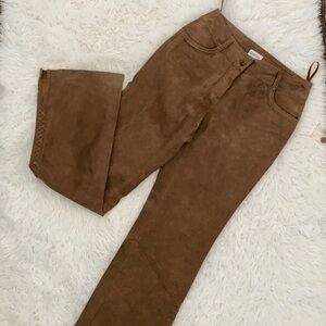 Vintage 90’s leather flare leg pants